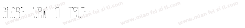 Globe URW D True字体转换